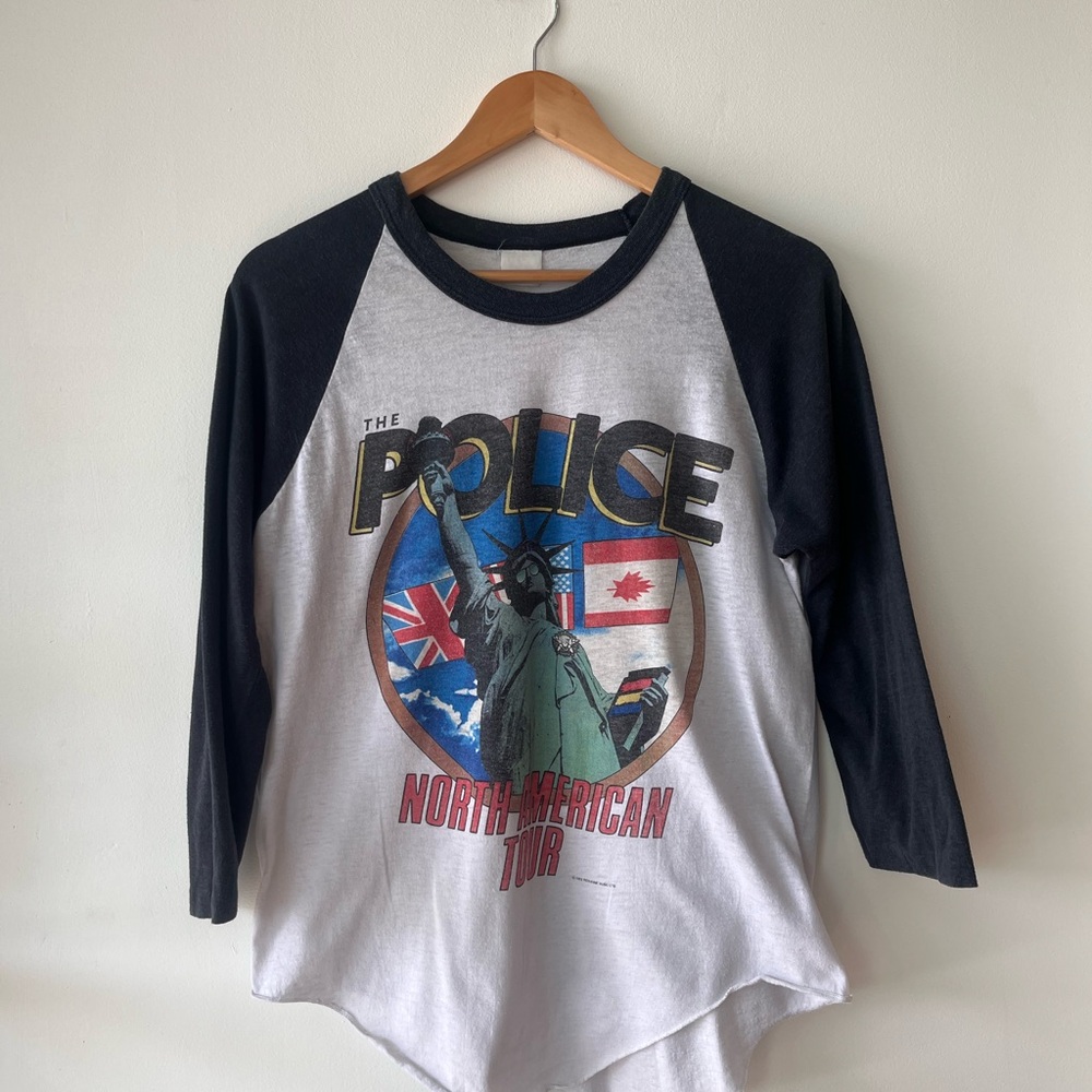Vintage The Police tee 1983 North American tour